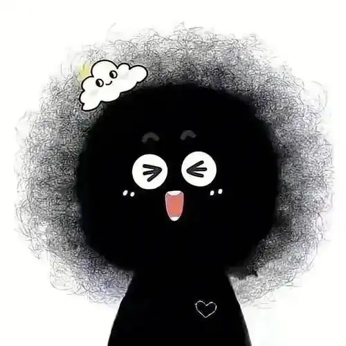 可爱小黑头像