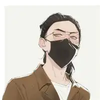 文雅卡通男生头像冷酷