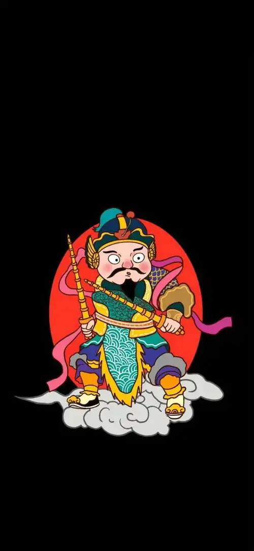 手绘集卡通萌版道家神仙