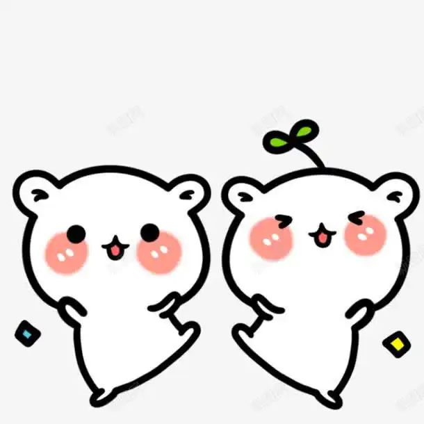 兔子跳舞可爱萌卡通创意素材兔子素材