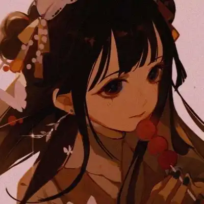 少女头像卡通可爱古风动