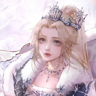 动漫头像女生仙气蓝系图