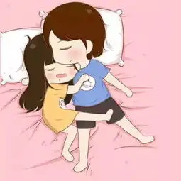 萌系双人专用情侣头像姿