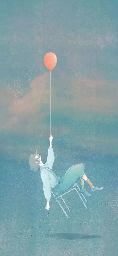 蓝色壁纸丨治愈系,超可爱