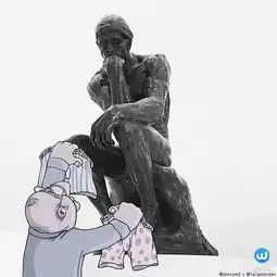 30张被二次元卡通人物乱入的生活照,又有趣又温馨