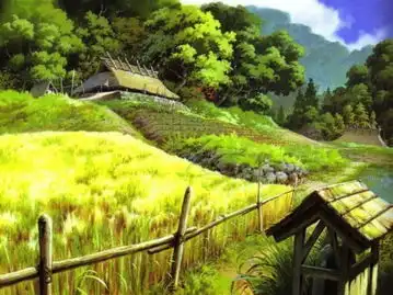 宫崎骏卡通风景图