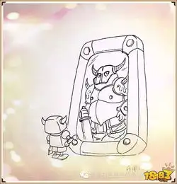 玩家手绘皇室战争同人漫画皮卡的日常