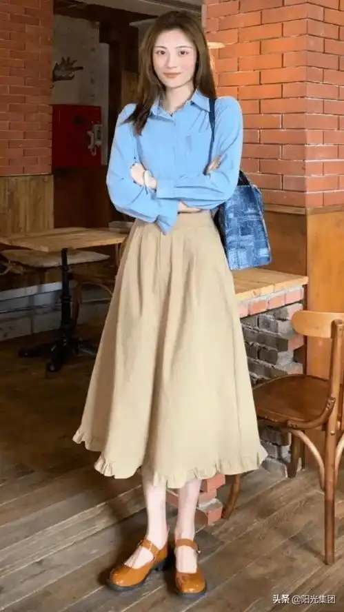 穿搭丨18套简单实用的韩系早秋穿搭,微胖小个子女生看过来啦