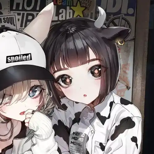 动漫闺蜜头像我没有梦想,但是我能保护