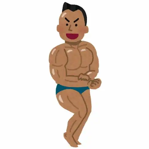 微信头像健身卡通肌肉