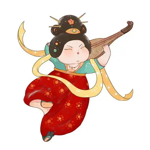 微信头像卡通人物女迪斯