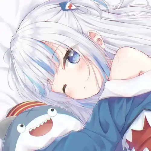 动漫女头可爱的小鲨鱼