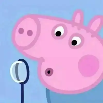 动漫情头小猪佩奇,我配你