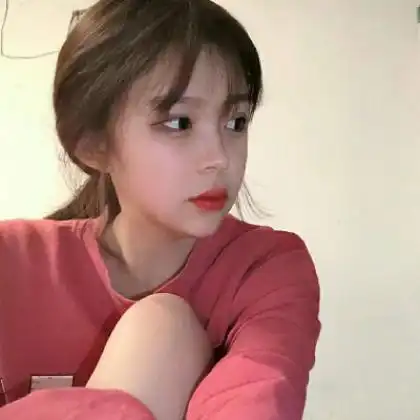 红色衣服动漫头像女生女