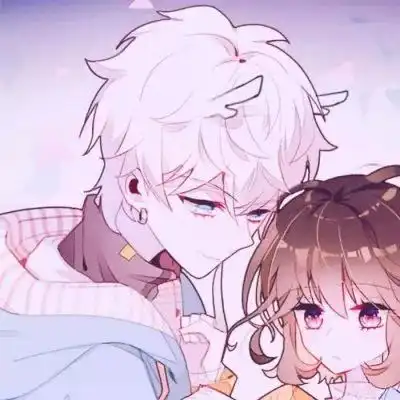 情侣头像晚安