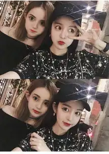 2018夏季新款满天星星空星座短袖星星t恤宽松情侣装男女