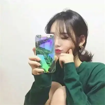 个性唯美森系绿色系头像女生,单纯如初爱的就是这样的