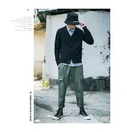 汤河之家2018秋冬新款宽松日系复古韩版毛衣外套纯色针织衫开衫男