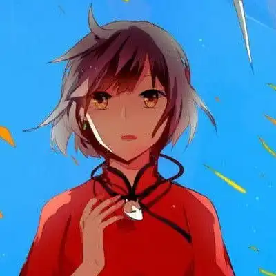 红色系卡通头像男