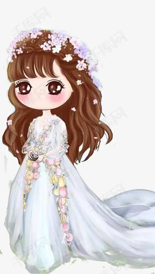 手绘动漫卡通少女素材图片免费下载高清卡通手绘png千库网图片编号7455346