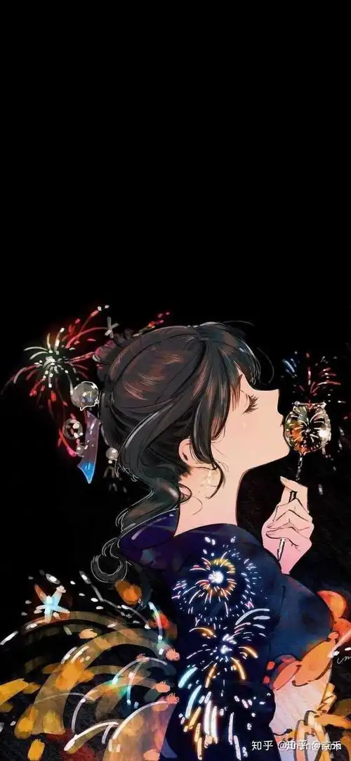 闺蜜头像黑色系动漫壁纸