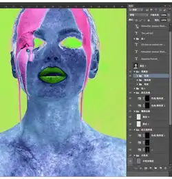 photoshop黑白质感商业人像后期修图教程