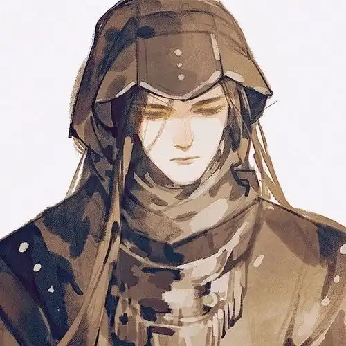 白色系卡通动漫情侣头像