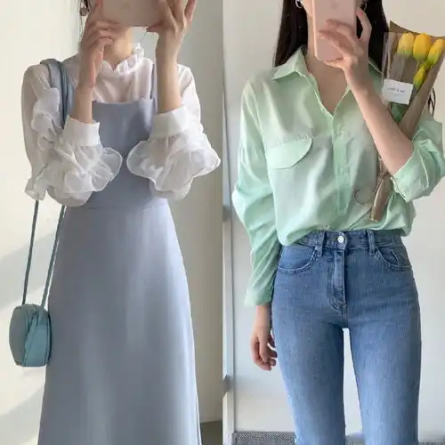 小个子女生的职业通勤穿搭,温柔优雅又时髦,每一套都值得借鉴