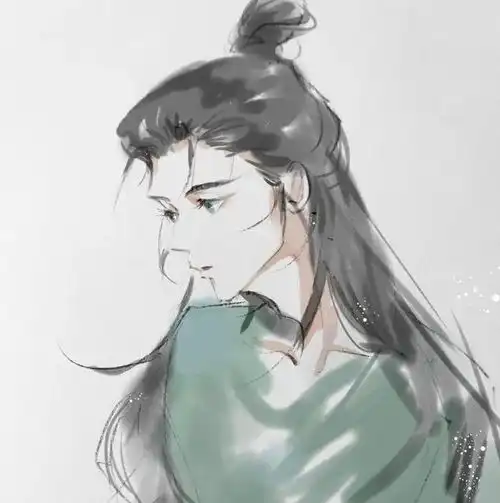 趴着睡觉男生古风头像