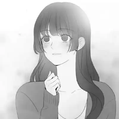 情侣头像黑色系简约黑白