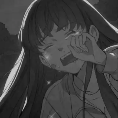 动漫头像优质女头伤感黑