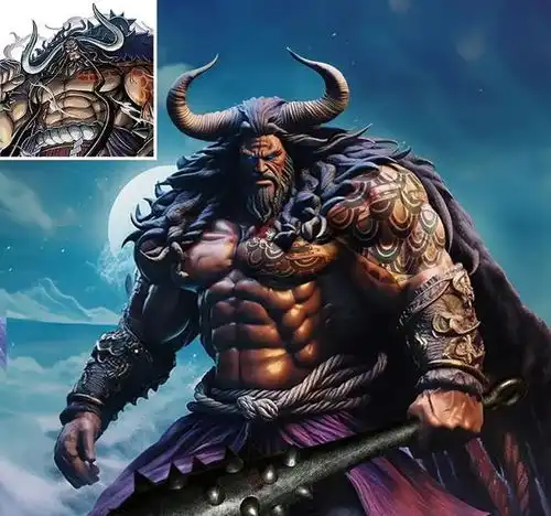 网友用ai制作海贼王真人形象,赤犬霸气十足,绿牛比动漫还帅