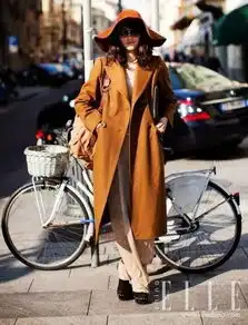 今年超流行的焦糖色大衣,穿20年都不过时