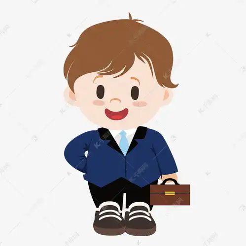 卡通男正装头像