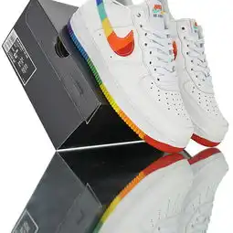 耐克nikeairforce107lx彩虹空军一号男女休闲鞋透气低帮板鞋