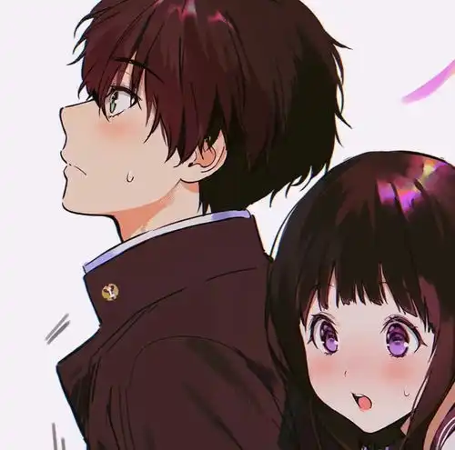 御系情侣头像一左一右真