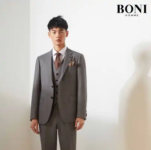 初秋将至,boni堡尼男装推出格纹西装系列