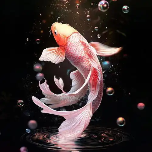 手机头像,好运锦鲤在,好运连连来