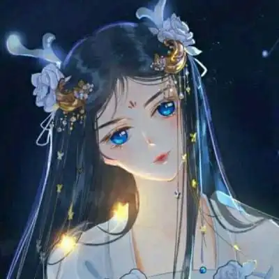 古风禁欲系情侣美女头像