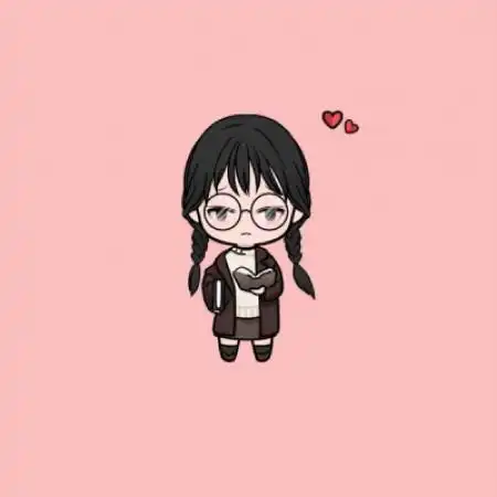 可爱q版女头像可爱的娃娃最适合微信头像了