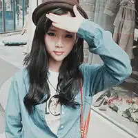 韩国女生qq头像甜美可爱的韩国女生