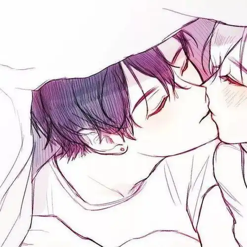 黑色系高级情侣头像卡通