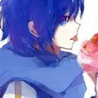 帅气蓝色动漫头像男