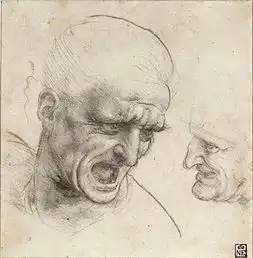 卡通素描头像 男生芬奇