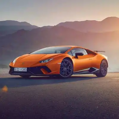 一眼觉得好看的头像,霸气橘色系列跑车喜欢吗