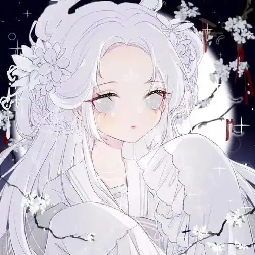 红色系头像温柔女动漫du