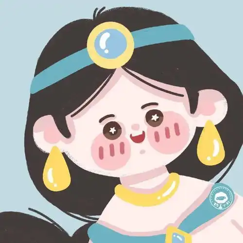 迪士尼公主手绘头像