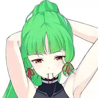 微信头像女卡通绿色