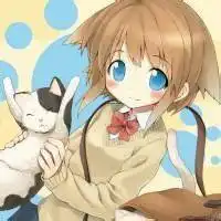 头像女抱猫咪动漫微信头像图片大全