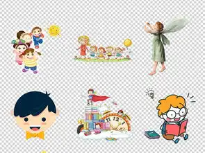 卡通儿童小孩小学生幼儿图片素材